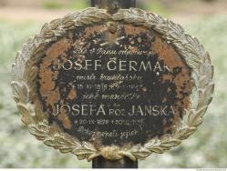 Photo Textures of Memorial Plaque